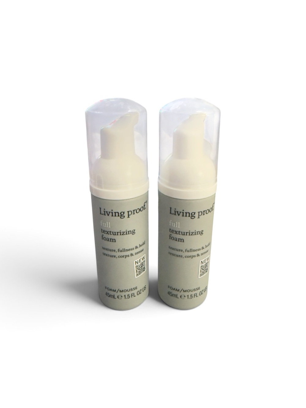 Living Proof Full Texturizing Foam - White Foam Bottle (2 Pack)